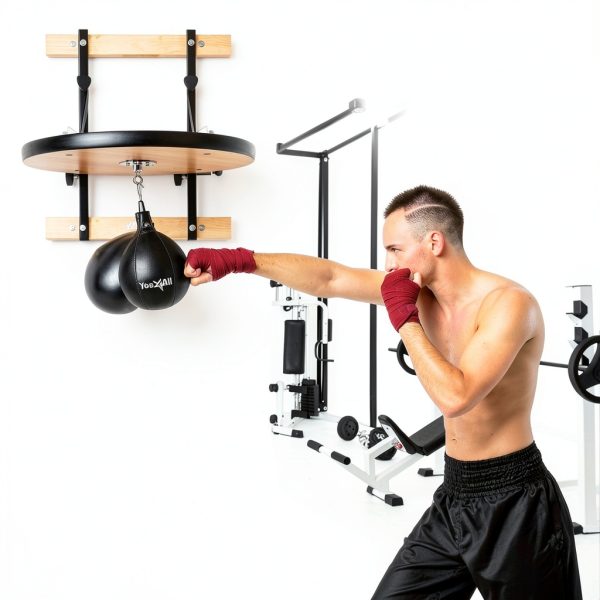 Yes4All 24" Speed Bag Platform Leather Adjustable-4