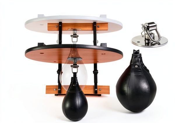 INNOLIFE Speed Bag Platform Adjustable Wood-1