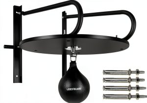 UBESTBOARD Speed Punching Bag Platform PVC Black-0