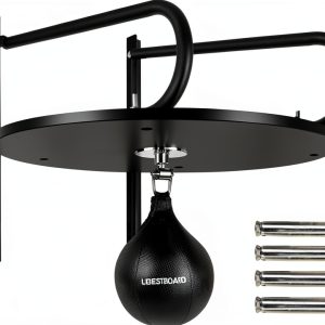 UBESTBOARD Speed Punching Bag Platform PVC Black-0