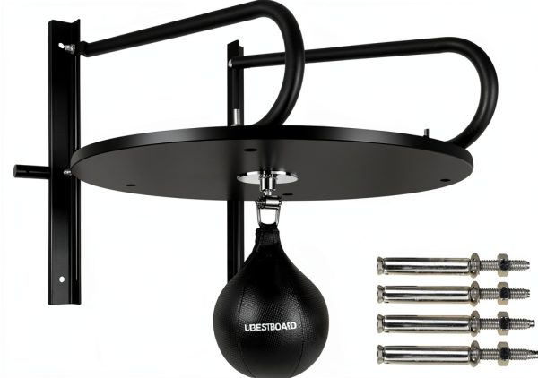 UBESTBOARD Speed Punching Bag Platform PVC Black-0