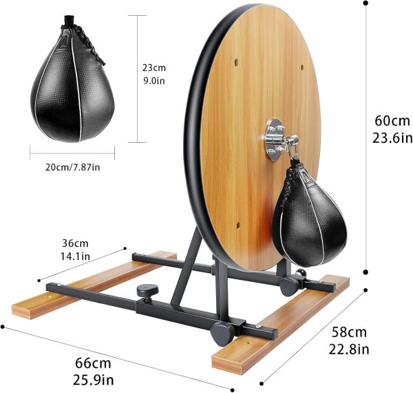 WINTECY Adjustable Height Boxing Speed Bag Platform-3