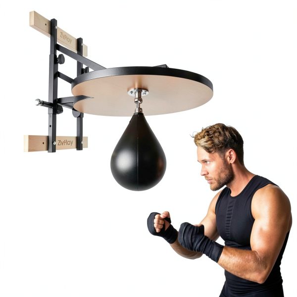 ZivPlay Speed Bag Platform Leather Adjustable-5