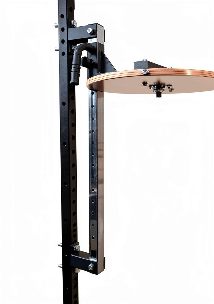 Athlete using Titan Fitness speed punching bag platform in a gym