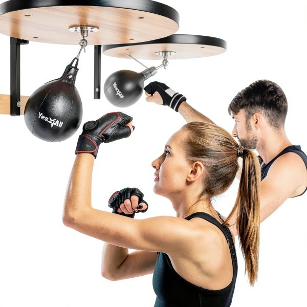 Yes4All 24" Speed Bag Platform Leather Adjustable-5