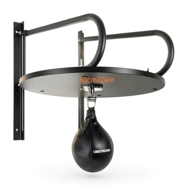 UBESTBOARD Speed Punching Bag Platform PVC Black-6