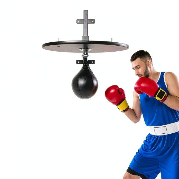 RibasuBB Speed Bag Platform Steel Wood PU Design-3